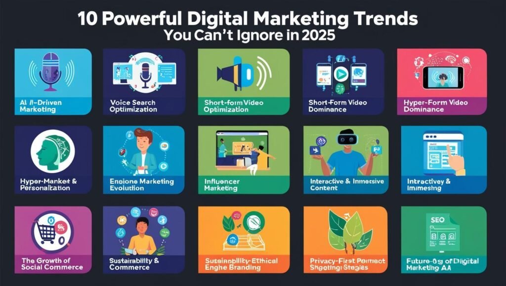 10 Powerful Digital Marketing Trends You Can’t Ignore in 2025 10 Powerful Digital Marketing Trends You Can’t Ignore in 2025